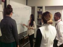 Image of Interns in a discussion
